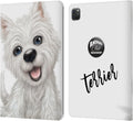 iPad Pro 11 Leather Wallet Case - Animal Club Terrier Faces
