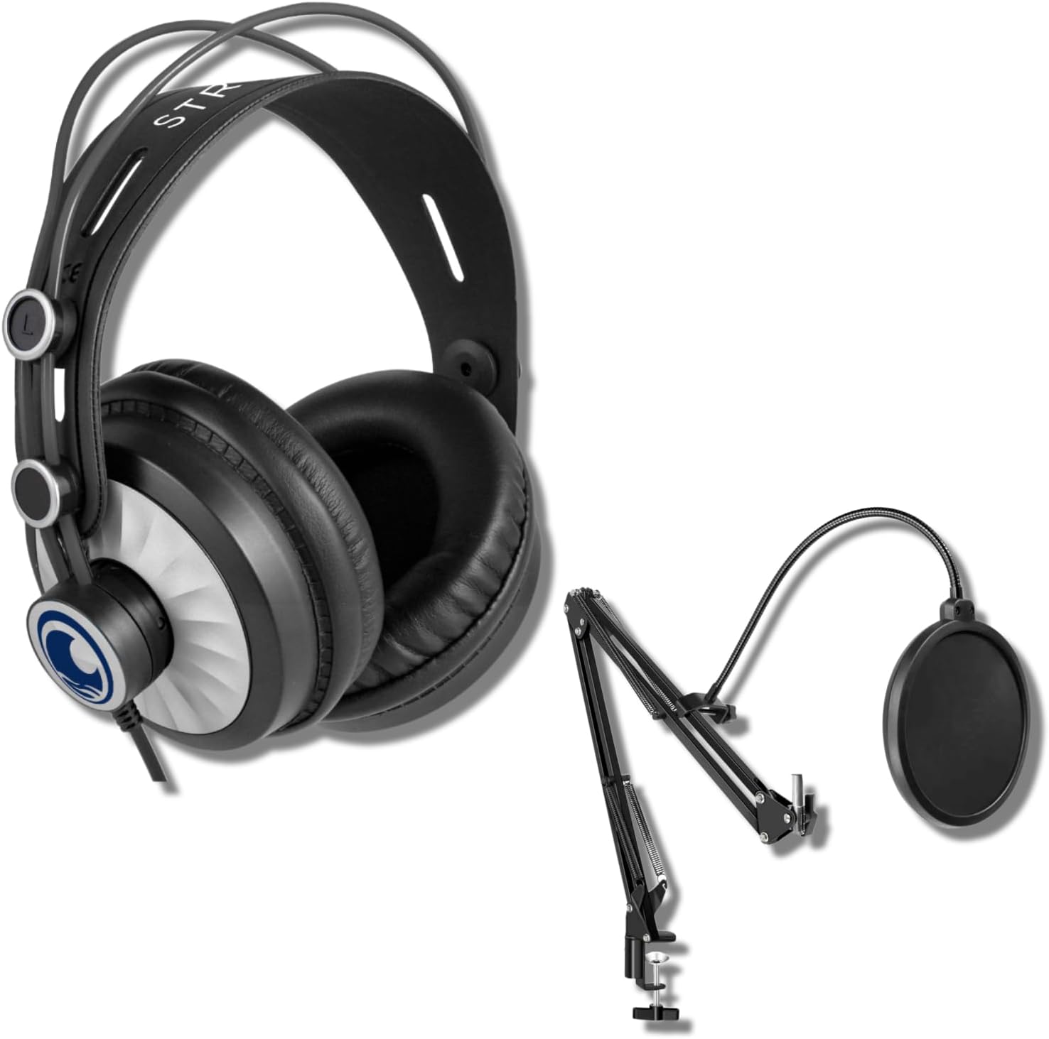 StreamEye Accessory Bundle with Cans50 Headphones and Boom Arm
