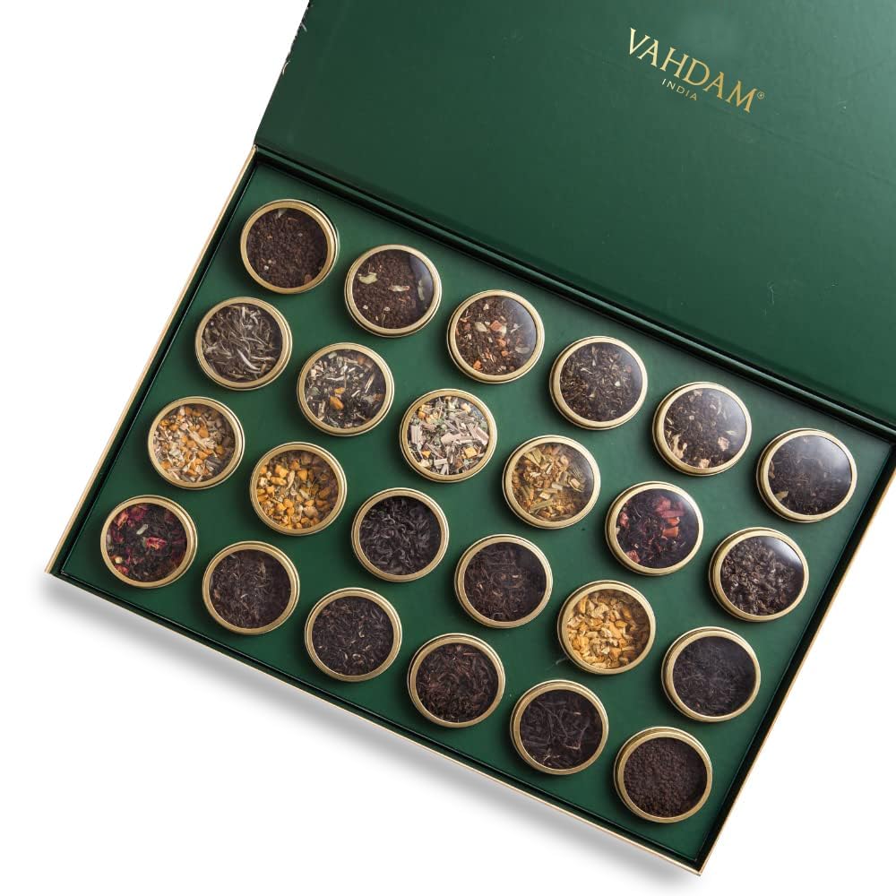 Luxury Tea Advent Calendar 2025 with 24 Unique Loose Leaf Teas