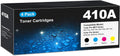 410A Toner Cartridge 4 Pack Compatible with HP 410A - High Yield