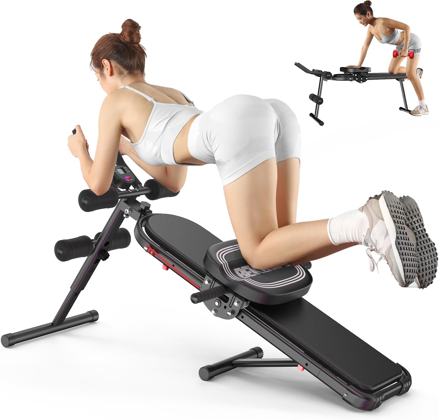 BEKING Adjustable Ab Trainer: Core Strength Machine