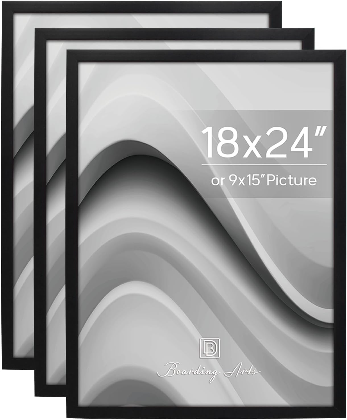 18X24 Picture Frame Set of 3 for Vertical or Horizontal Display