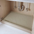 Heavy Duty Silicone Under Sink Mat 28 in x 19 in - Waterproof Cabinet