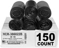 Aluf Plastics High Density 60 Gallon Trash Bags - Value Heavy Duty
