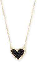 Kendra Scott Ari Heart Adjustable Length Pendant Necklace - Sparkling
