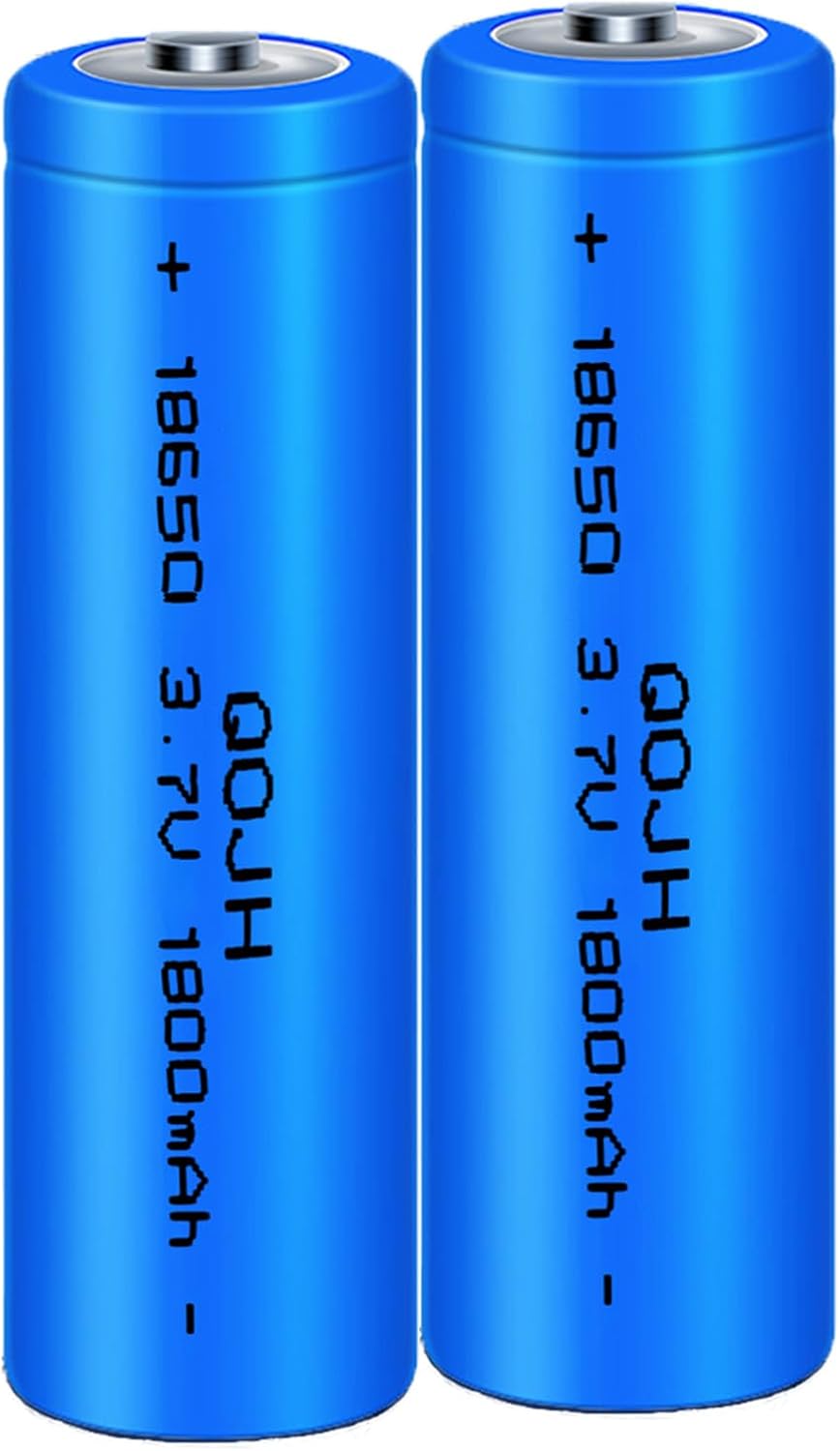 2-Pack 18650 Rechargeable Batteries: Long-lasting Power for Gadgets