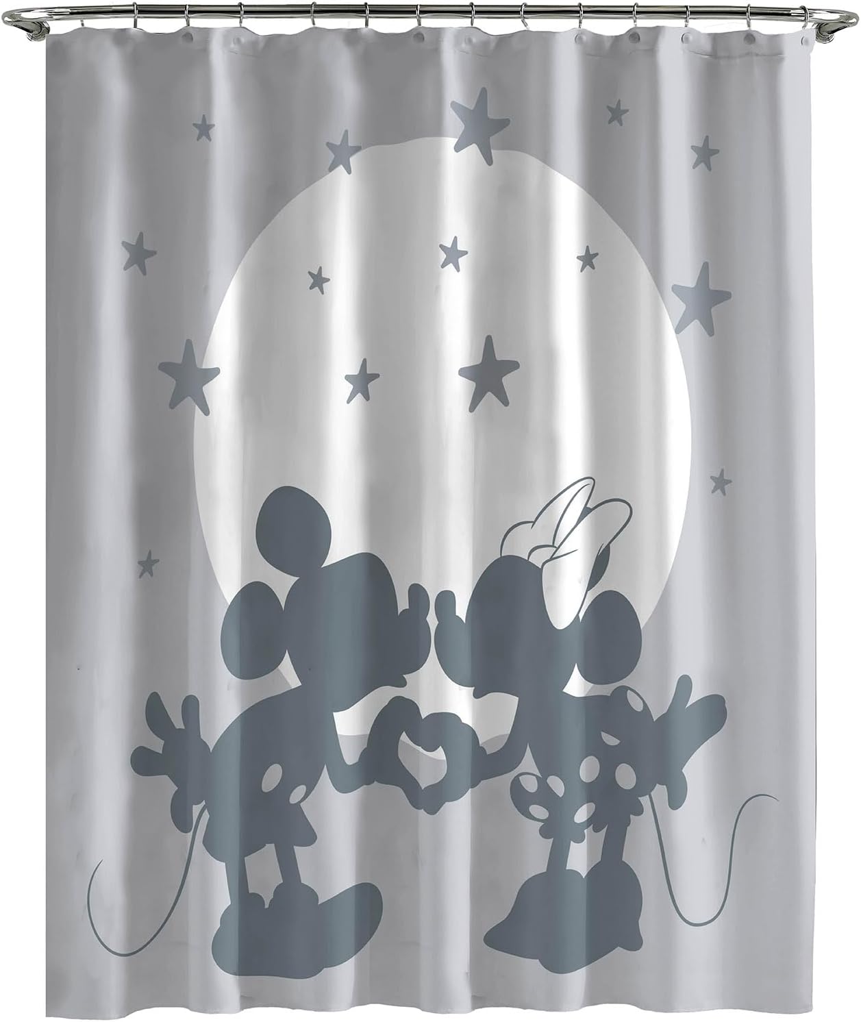 Mickey & Minnie Shower Curtain - Fun Bathroom Decor