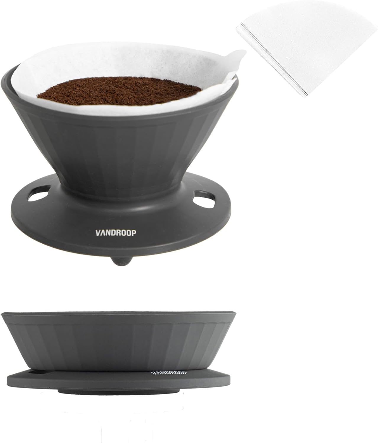 Portable Silicone Coffee Dripper Set by Vandroop