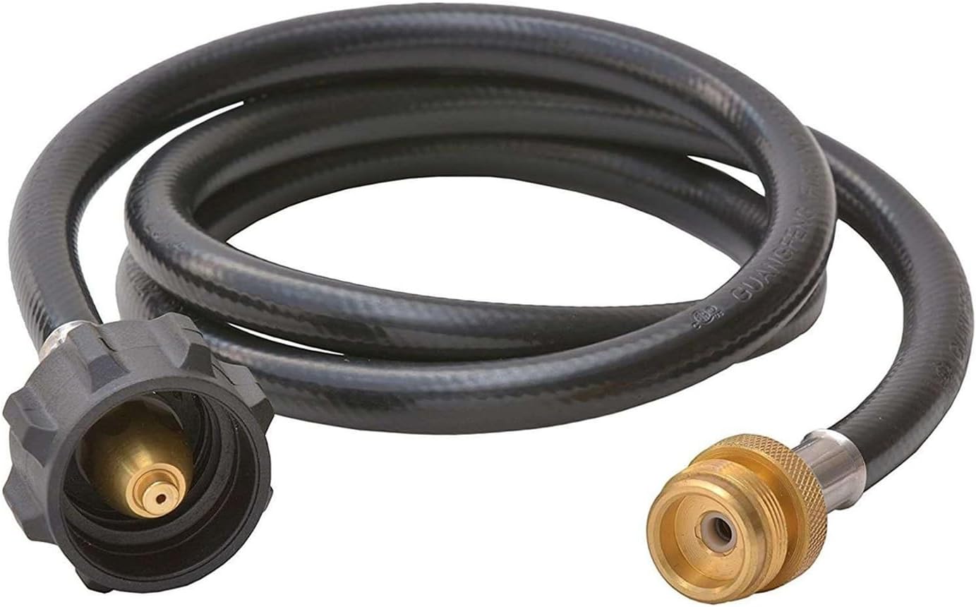 6FT Propane Adapter Hose: Convert 1lb to 20lb Tanks Easily