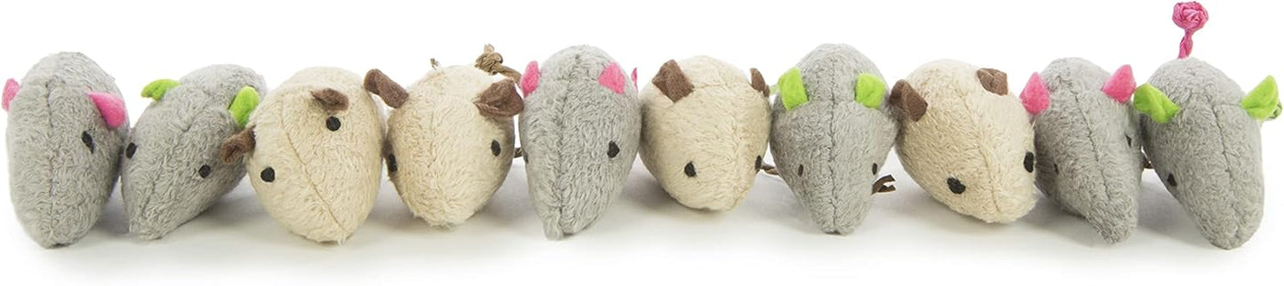 10-Pack SmartyKat Catnip Toys - Irresistible Playtime Fun!