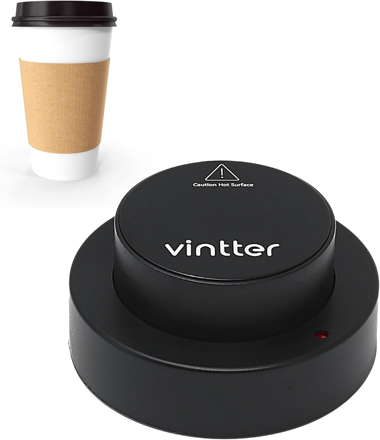 Vintter Car Cup Warmer: Enjoy Hot Drinks On-The-Go!