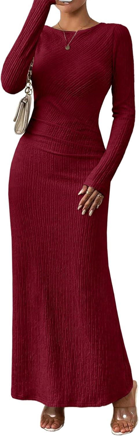 Stylish Long Sleeve Maxi Dress for Women 2025 by MITILLY