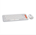 Bluetooth Keyboard and Mouse Combo Off-White - POP ICON