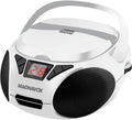 Magnavox MD6924 Portable Top Loading CD Boombox - Compact, Battery