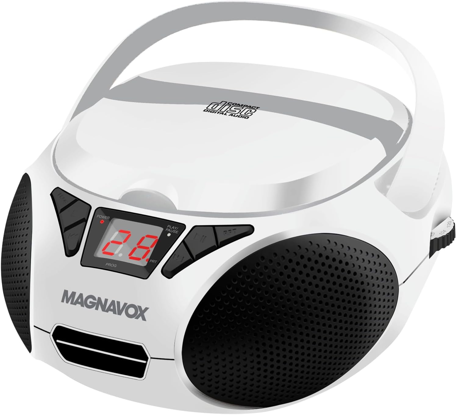 Magnavox MD6924 Portable CD Boombox with AM/FM Stereo Radio