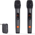 JBL Wireless Two Microphone System with Dual-Channel Receiver - Clear
