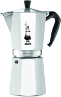 Moka Express 12-Cup Stovetop Espresso Maker - Classic Aluminum