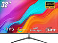 ZZA 32 Inch 4K Monitor 60Hz UHD - Immersive 3000R IPS Display