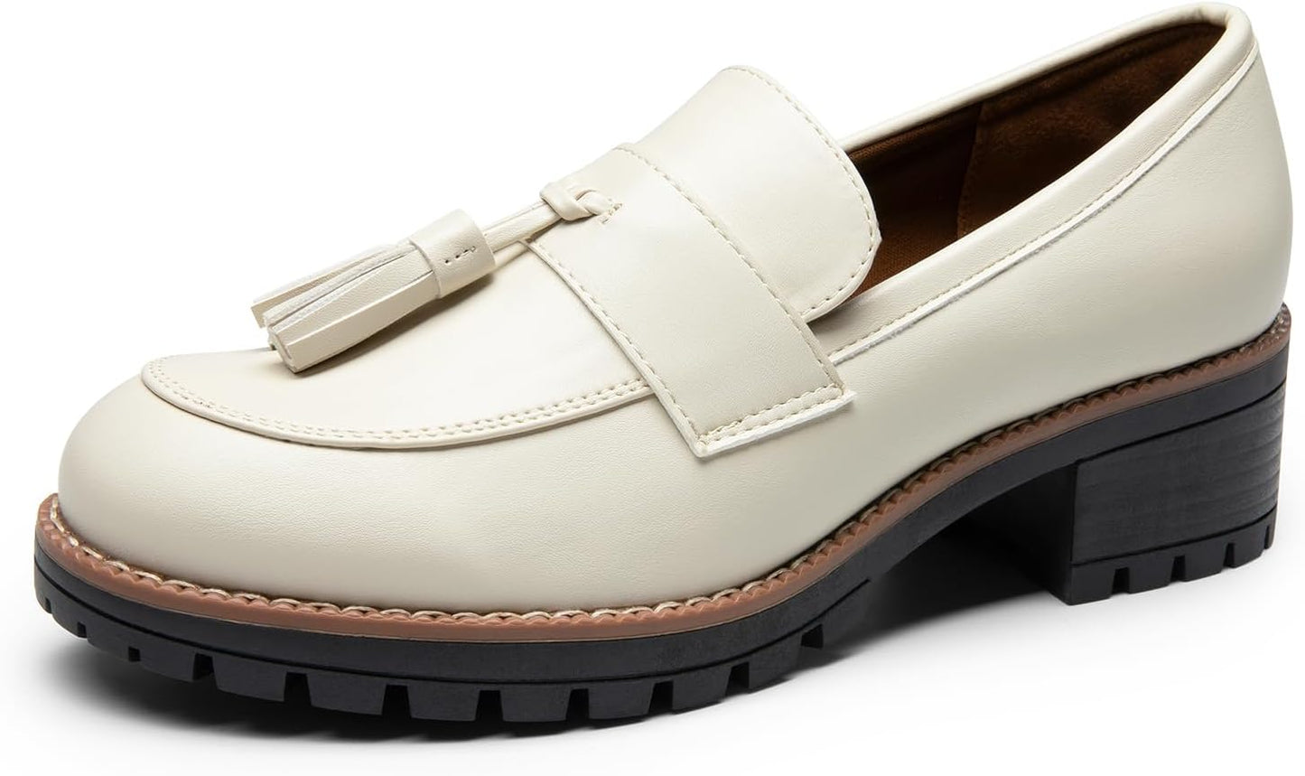 DREAM PAIRS Womens Loafers for Dressy and Work Casual Wear