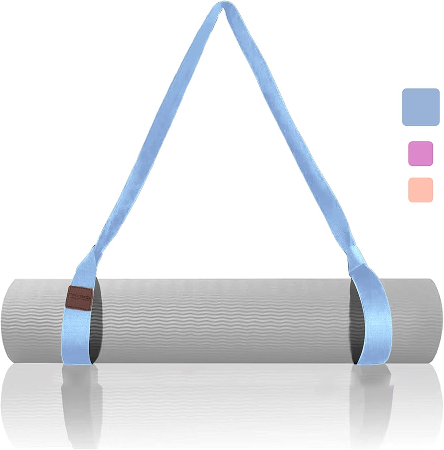 Adjustable Macaron Yoga Mat Strap - Premium Polyester Cotton