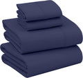 Cotton California King Sheet Set Crown Blue - 4 Piece Percale