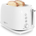 Keenstone Toaster 2 Slice Retro Stainless Steel with 6 Levels