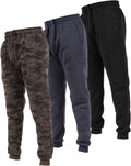Ultra Performance 3 Pack Fleece Active Tech Joggers for Men you