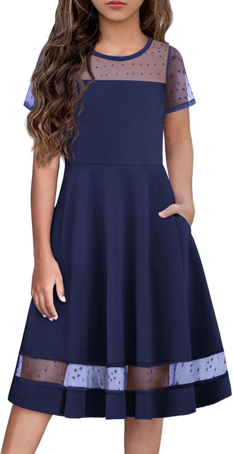 Arshiner Tween Girls Dress with Pockets for Every Occasion