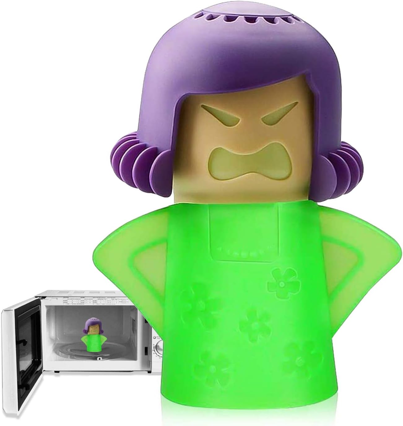 Angry Mama Microwave Cleaner - Steam Cleans Crud in Minutes!