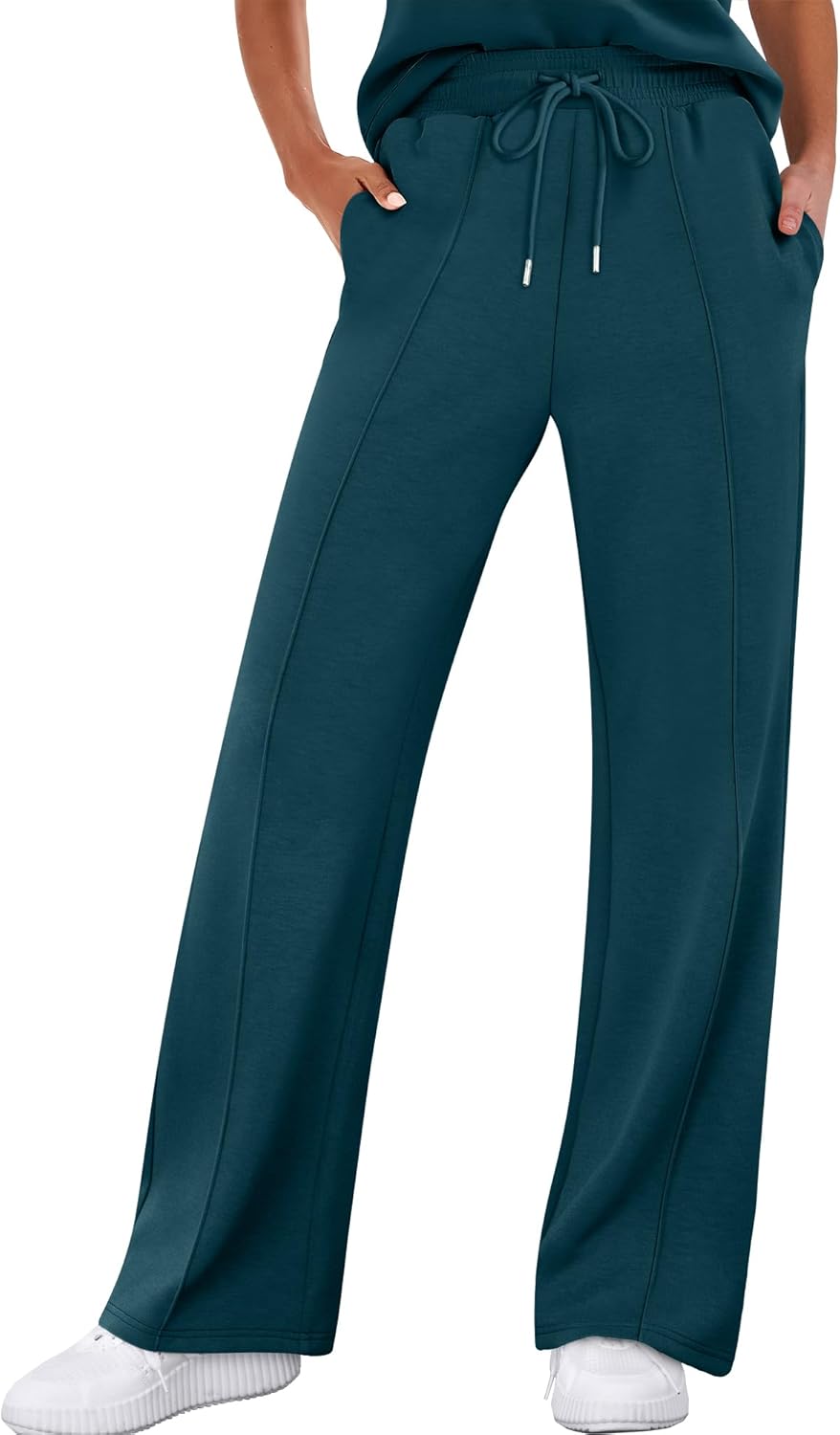 ANRABESS Women's Wide Leg Sweatpants for Comfort and Style