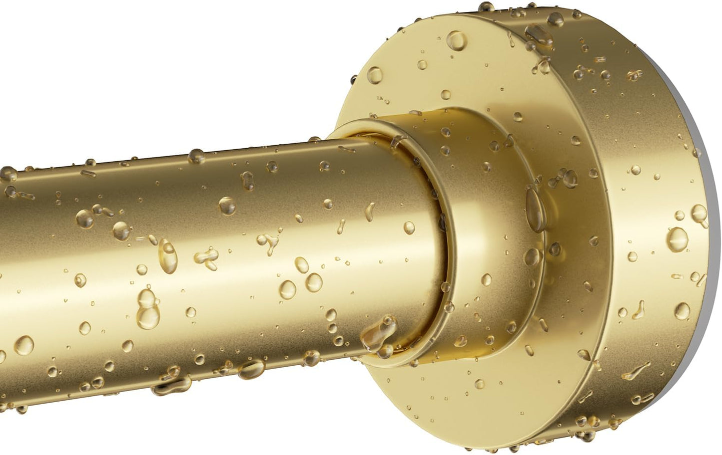 Rust-Proof Adjustable Shower Rod by Emlaoe