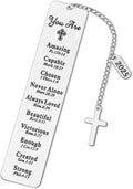 Bible Bookmark Kaluofan 2025 Metal Christian Bookmark - Inspirational