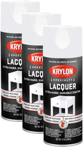 Gloss White Lacquer Spray - Fast-Dry Ultra-Hard Finish (Pack of 3)