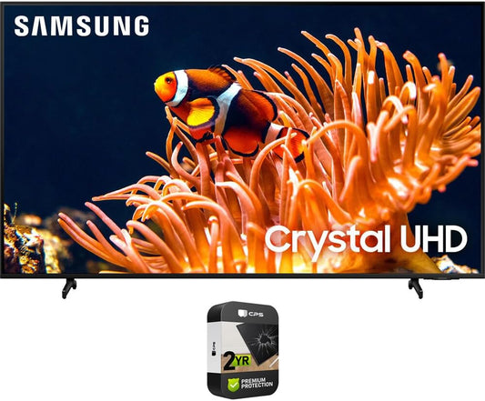 Immerse in Stunning 4K: Samsung 50 UHD Smart TV + 2 YR Protection