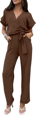 PRETTYGARDEN Women's Summer One Piece Jumpsuit - Flattering Wide Leg 1