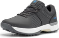 Extra Wide Golf Shoes for Men - Waterproof Spiked with Arch Support