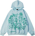 Mens Graphic Oversized Hoodie with Cartoon Print - Streetwear Fit