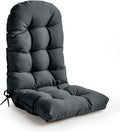 Adirondack Chair Cushion High Back Dark Gray - Waterproof
