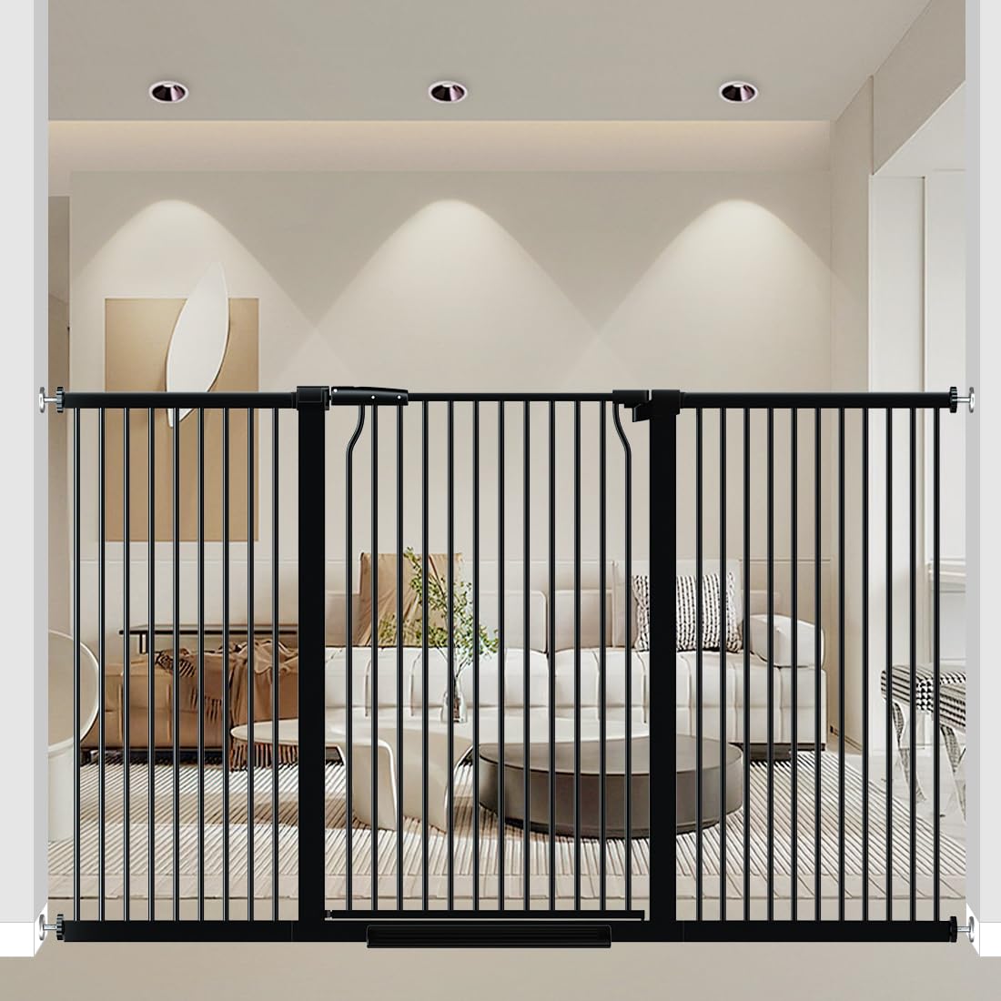 40.55 in Extra Tall and Wide Baby & Dog Gate for Safety