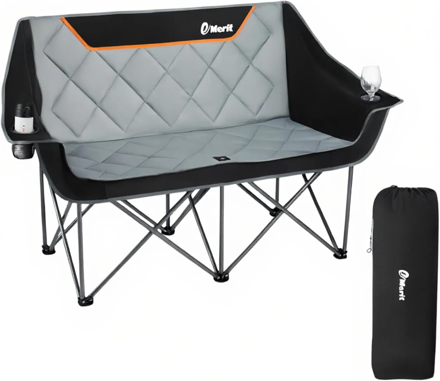 EMERIT Oversized Camping Chair with 650LB Capacity for Comfort