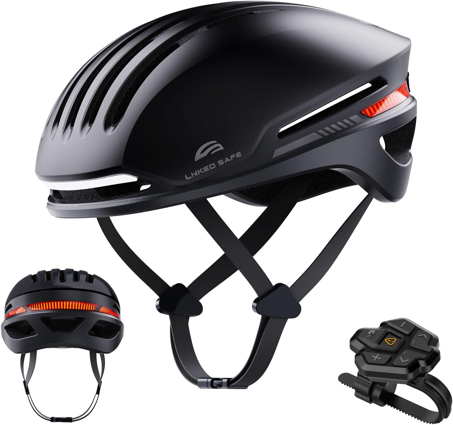Smart Bike Helmet with Bluetooth and LED Signals for Safety