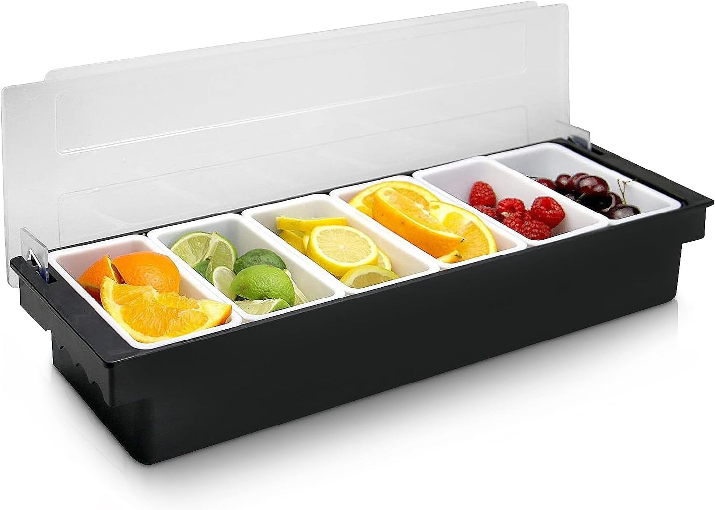Ice Cooled Condiment Serving Container for Fresh Food Storage
