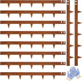 Corten Steel Landscape Edging 4.5 in Depth 40 in Strips - Durable
