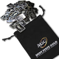 Fifty One Gram.999 Pure Silver Bars with Random Designs - Pocketable