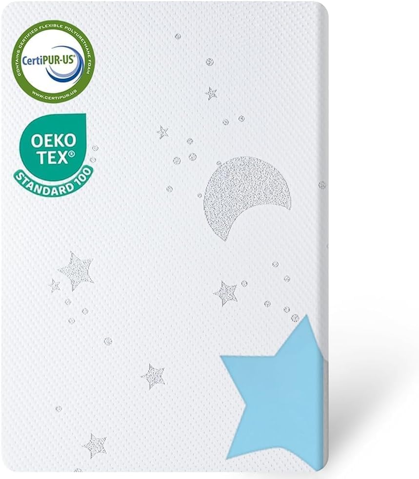 Pack and Play Mattress for Infants with Soft Memory Foam