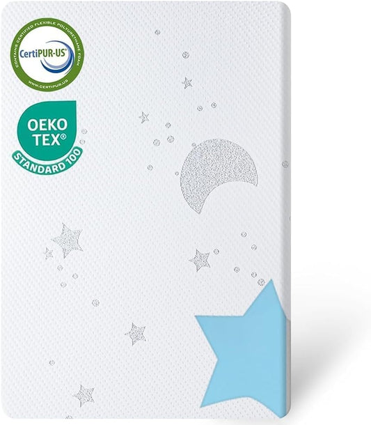 Pack and Play Mattress for Infants with Soft Memory Foam