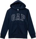 Boys' Logo Hoodie Full Zip Sweatshirt - Soft Comfortable Fit
