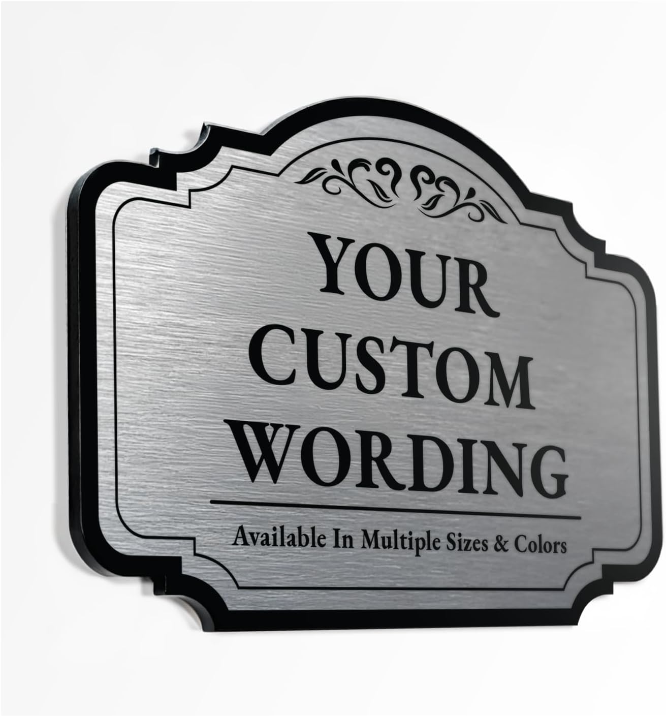 Custom Decorative Outdoor Metal Sign for Driveway - Waterproof