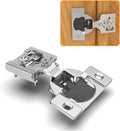 60 Pack 1/2ft Overlay 4D Soft Close Concealed Hinges - Smooth Self