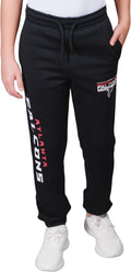 Boys' NFL Black Snow Fleece Jogger Sweatpants - Official Team Gear